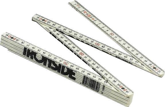Actual product image Ironside Plastic folding ruler 2 m, white (2 m)