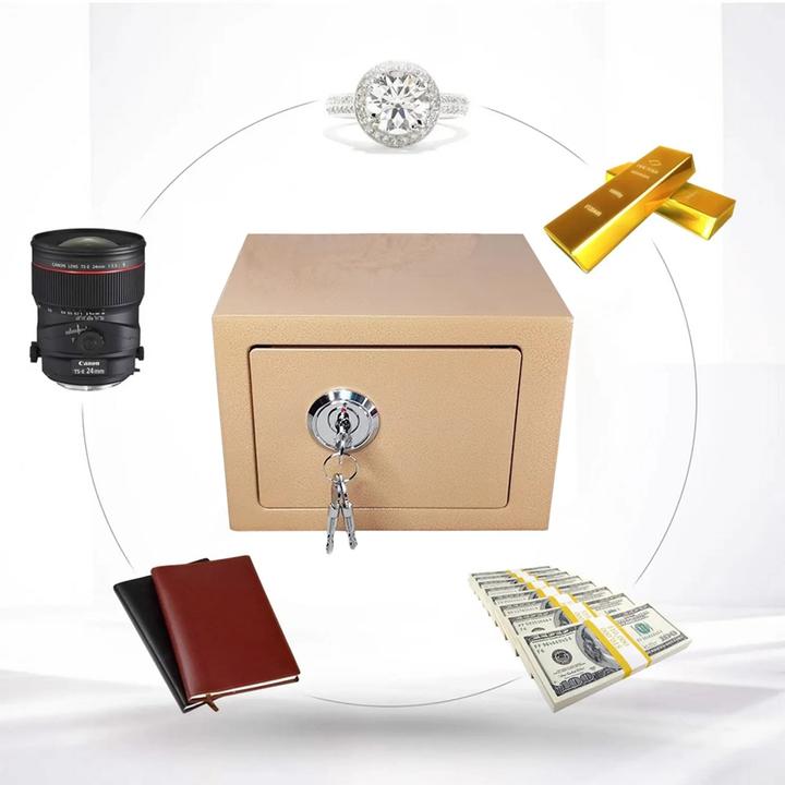 Produktbild Extralink Startseite | Sicher zu Hause | Büro Schlüsselbox Safe gold S-404