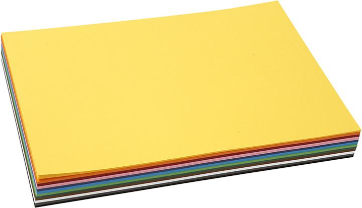 Actual product image Creativ Company Gekleurd cardboard A4, 12 x 10 vells (180 g/m², 120 x)