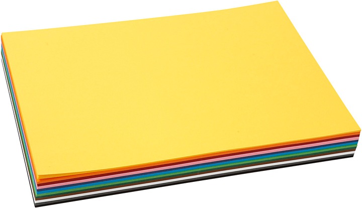 Immagine prodotto Creativ Company Gekleurd cartone A4, 12 x 10 vells (180 g/m², 120 x)