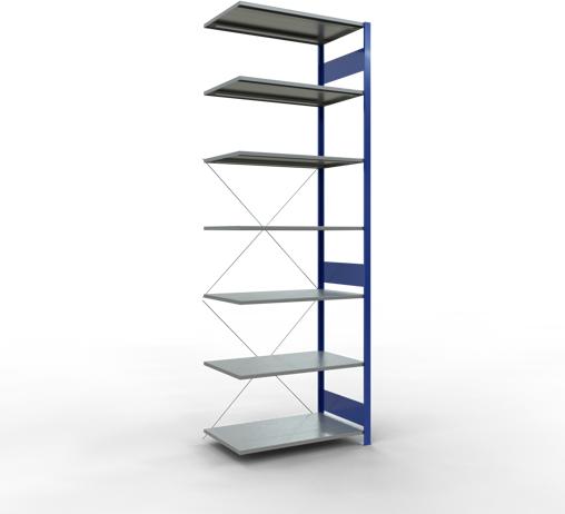 Actual product image Schulte Lagertechnik MULTIplus85 boltless bay system with cross brace