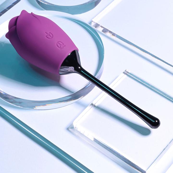 Actual product image Evolved Petal Vibrator Lila/Schwarz