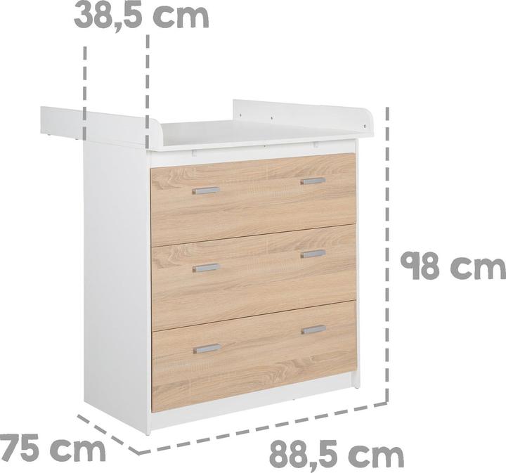 Image du produit Roba Gabriella (Lit de bébé, Unité de changement)