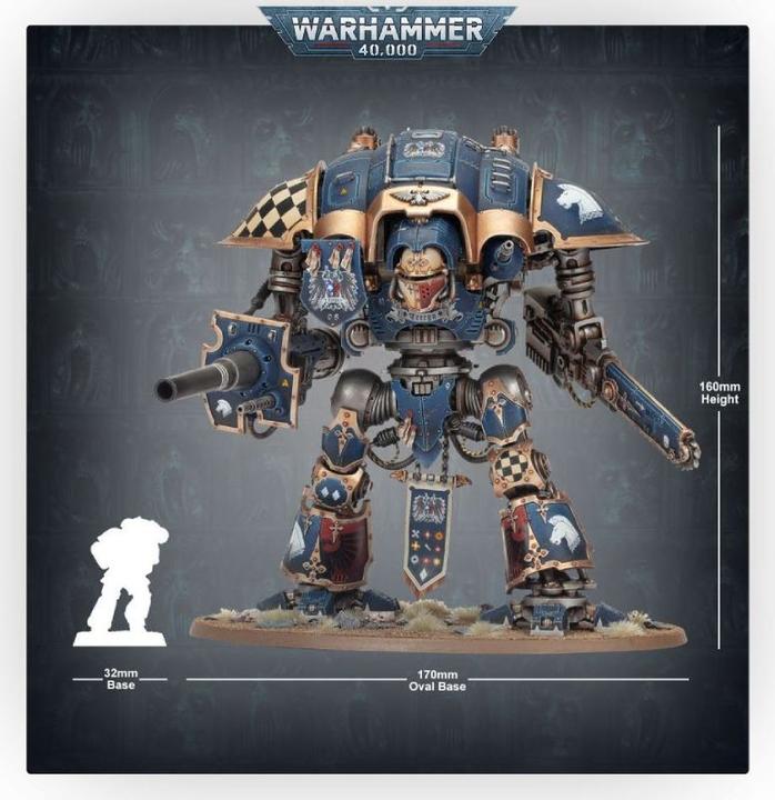 Actual product image Games Workshop Warhammer 40k Imperial Knights: Knight Questor