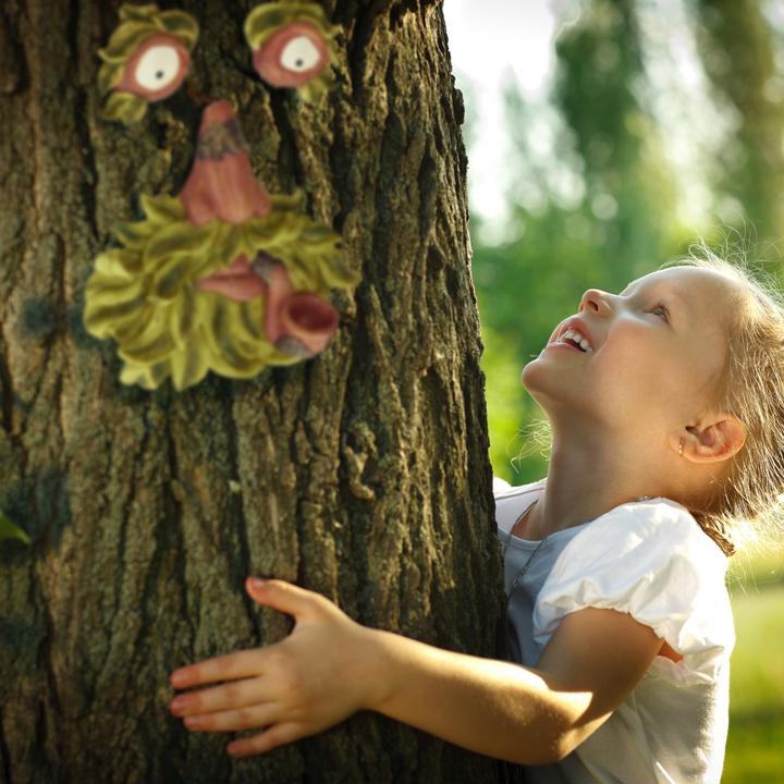Immagine prodotto Relaxdays Faccia d'albero