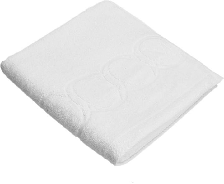 Monogram Opus Badetuch 100x160cm weiss (100 x 160 cm)