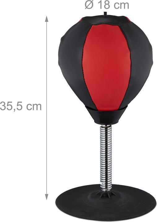 Immagine prodotto Relaxdays Sacco da boxe da tavolo (18 cm, 0.64 kg)