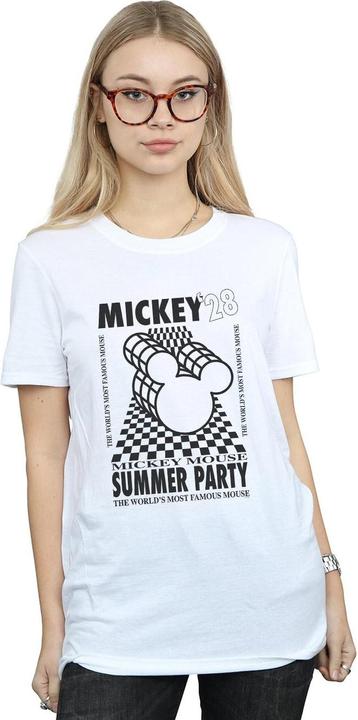 Immagine prodotto Disney Mickey Mouse Summer Party Maglietta Ampia Donna (L)