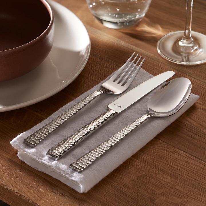Produktbild Amefa FELICITY Besteckset 24-teilig, gehämmert, für 6 Personen (24 Stück, Besteck Set)