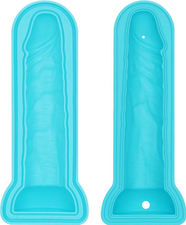 Image du produit Lovetoy Silikon-Eiswürfelform – Realistischer Penis – Blau