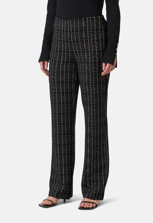 Actual product image Comma Hose Karierte Hose aus Bouclé-Jersey (42)