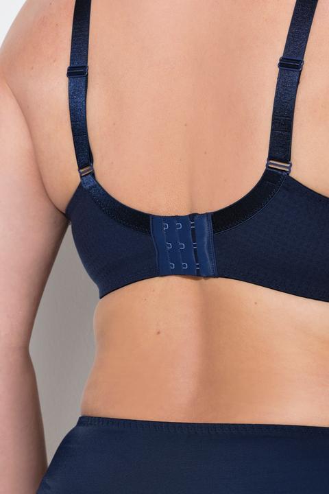 Produktbild Ulla Popken Bügel-BH, Jacquard, Spitze, Softcups, Cup B - G (85 E)