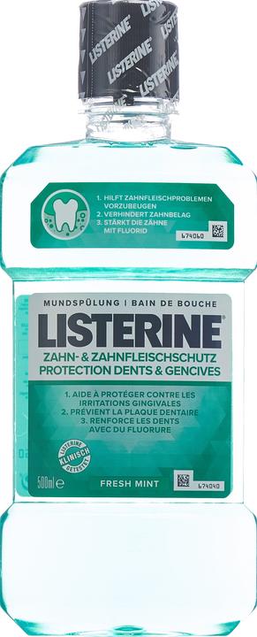 Produktbild Listerine Zahn und ZahnfleischSchutz (500 ml, Mundspülung)