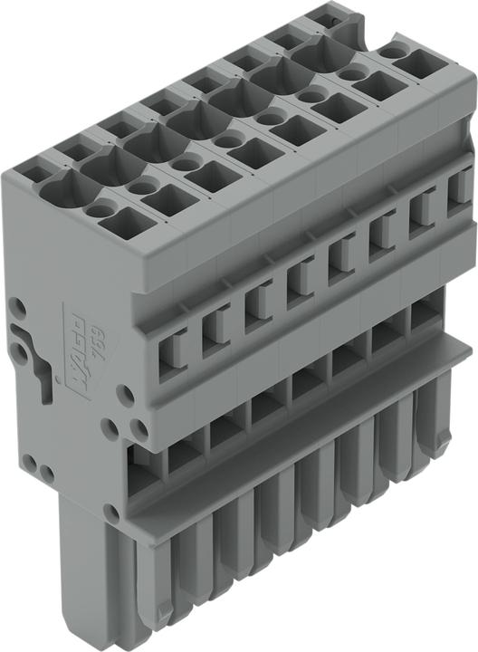 Produktbild Wago 1 Conductor Female Plug, 8 Pole Grey (Diverse)