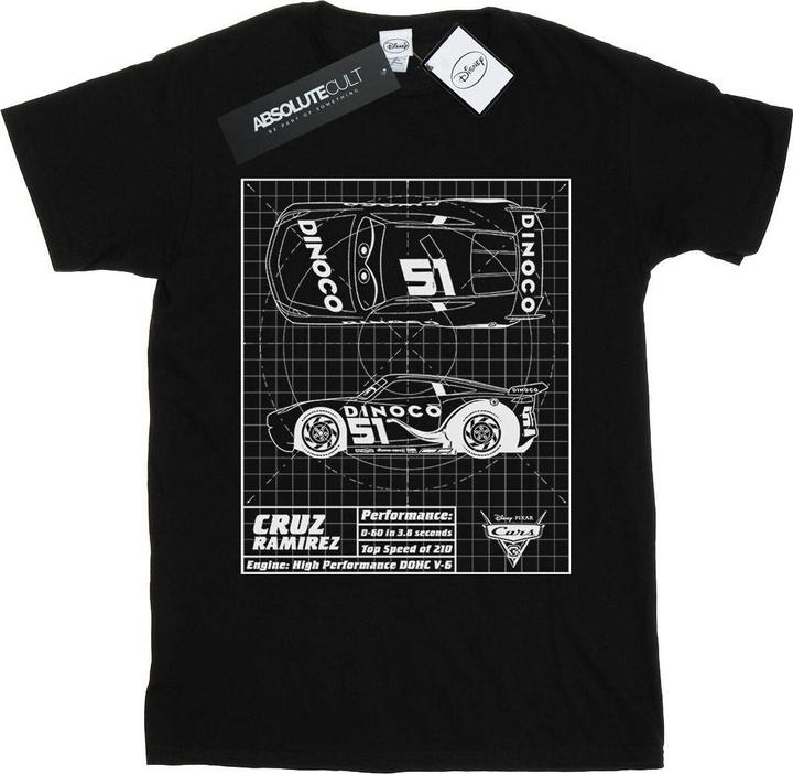Produktbild Disney Cars Cruz Ramirez Blueprint TShirt (S)