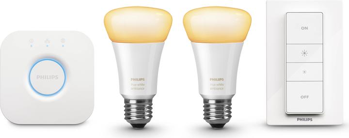 Philips Hue White Ambiance Starterset (E27, 806 lm, 2 x)