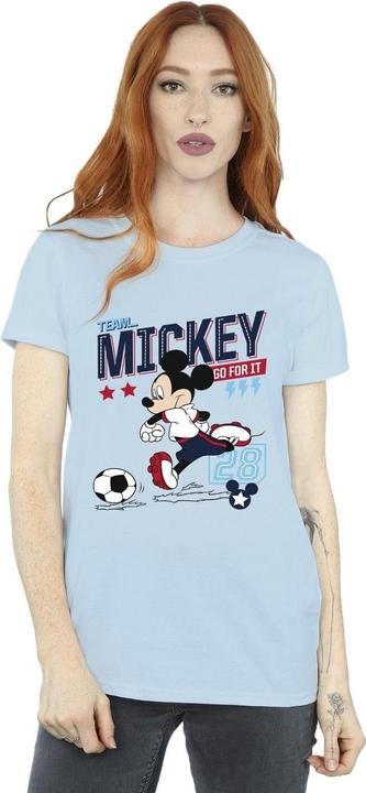 Immagine prodotto Disney Mickey Mouse Team Mickey Football Maglietta Ampia Donna (XXL)