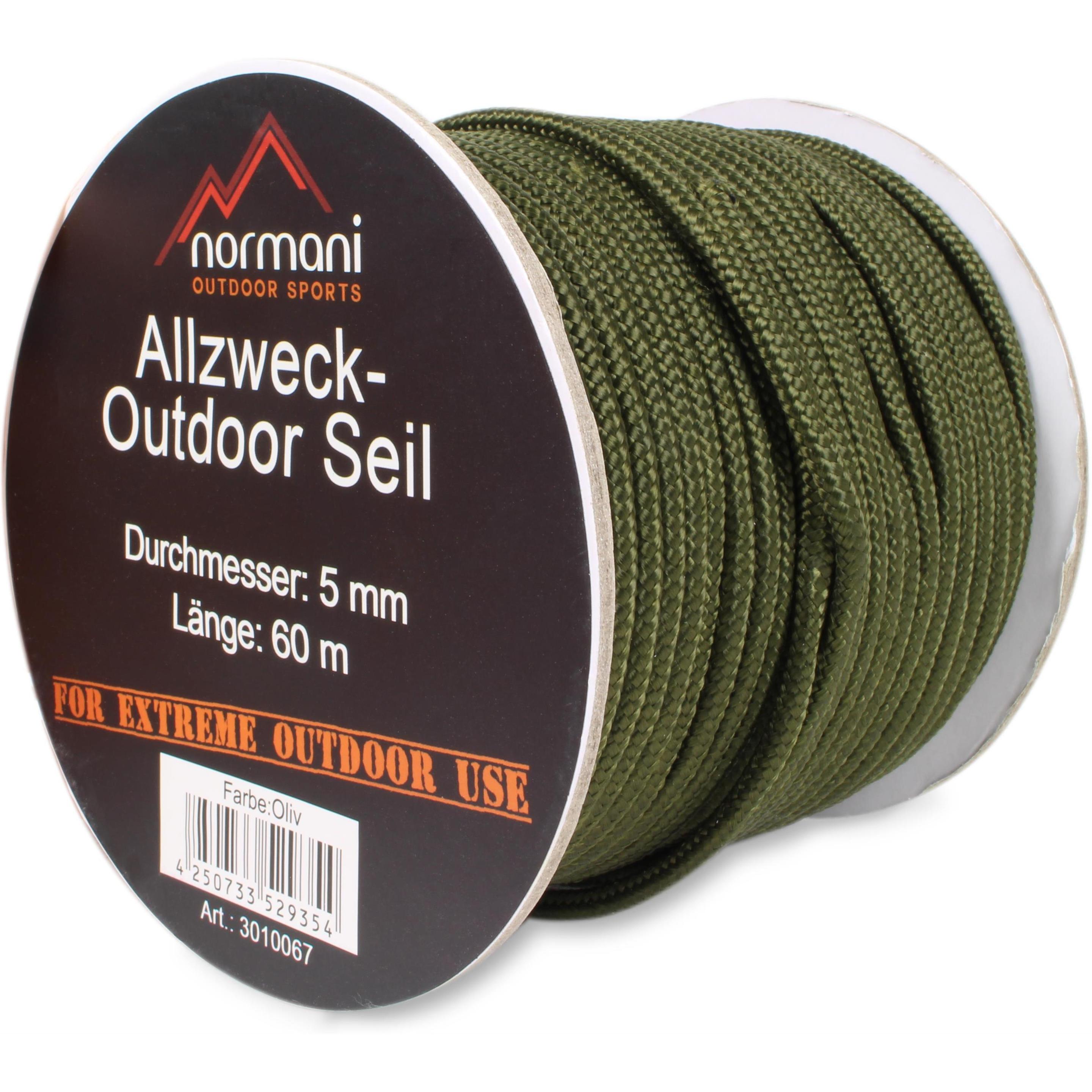 Normani, Seil, Allzweck-Outdoor-Seil 5 mm x 60 m Chetwynd (60 m)