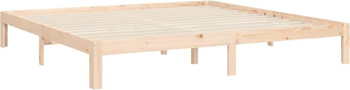 Immagine prodotto vidaXL Massivholzbett mit Kopfteil Weiss 5FT King Size (150 x 200 cm)