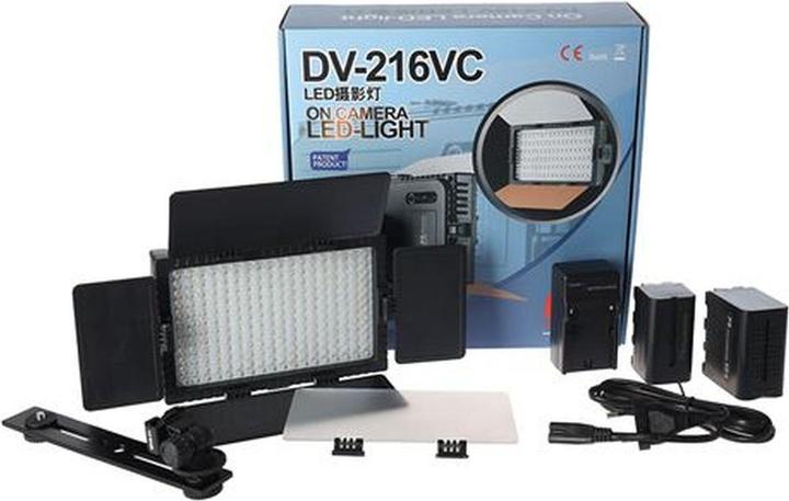 Produktbild Falcon Eyes DV-216VC-K2 Kamerablitz Slave-Blitz (Stableuchte)