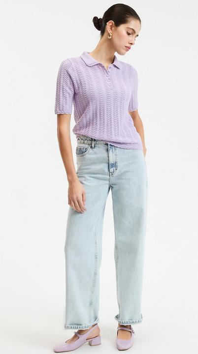Image du produit La Redoute Collections Pullover mit Polokragen aus Baumwolle (M)