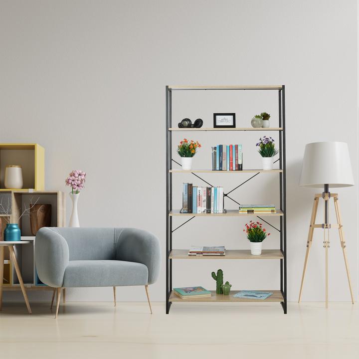 Productafbeelding Relaxdays Rechtopstaande plank (95 x 35 x 180 cm)