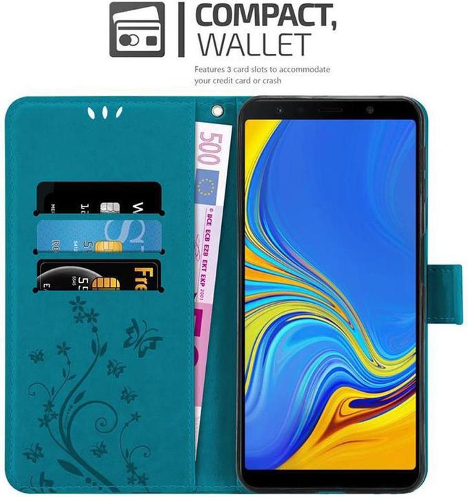Produktbild Cadorabo Flower Book Cover (Samsung Galaxy A7 (2018))