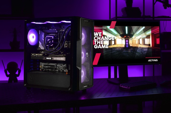 Actual product image Actina 5901443386513 PC Intel® Core™ i7 i5-14600KF 32 GB DDR5-SDRAM 1 TB SSD NVIDIA GeForce RTX 4080 (Intel Core i5-14600KF, 32 GB, 1000 GB, GeForce RTX 4080 SUPER)