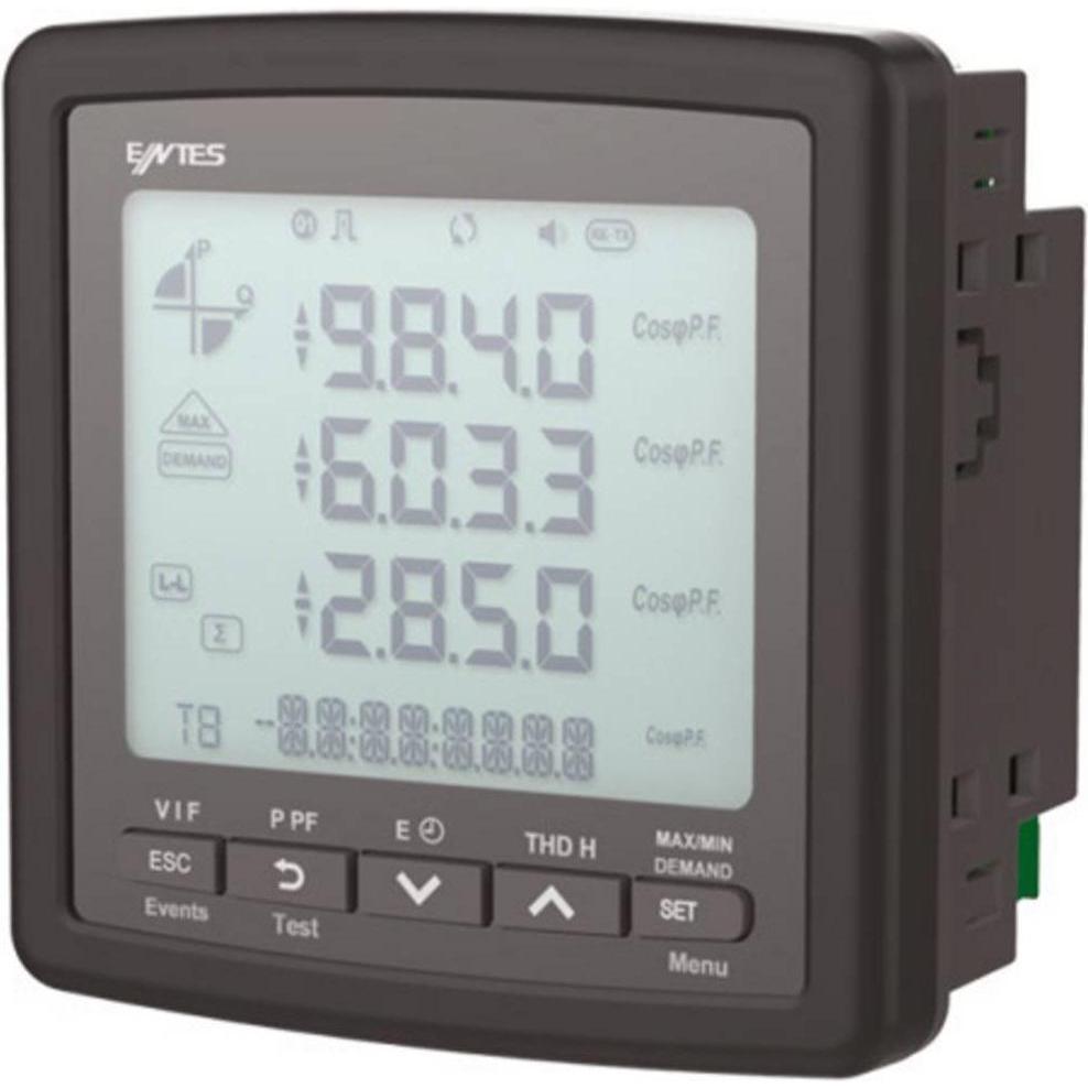 Entes, Multimeter, Digitales Einbaumessgerät Multimeter Einbauinstrument