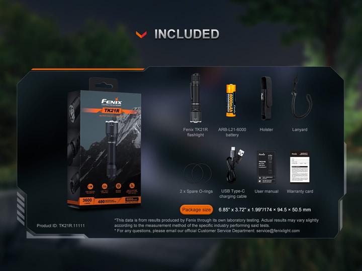 Produktbild Fenix TK21R (15.35 cm, 3600 lm)
