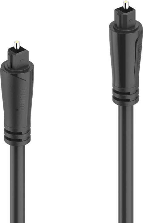 Produktbild Hama Audio-Lichtleiter-Kabel, ODT-Stecker (Toslink), 0,75 m (0.75 m, Toslink Kabel)
