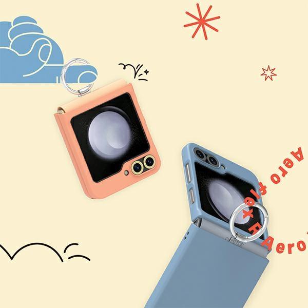 Actual product image GCS etui Aero Flex R Sam Z Flip6 kremowy/cream AR20-02022B (Samsung Galaxy Z Flip6)