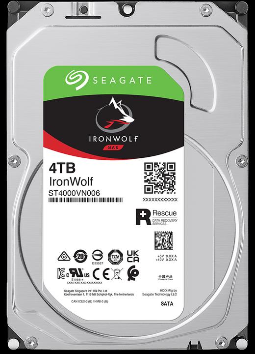 Produktbild Seagate IronWolf (4 TB, 3.5", CMR)