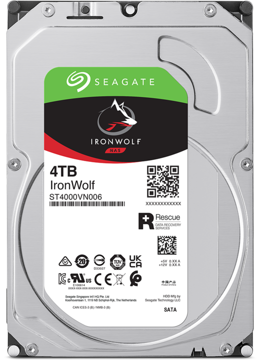 Immagine prodotto Seagate IronWolf (4 TB, 3.5", CMR)