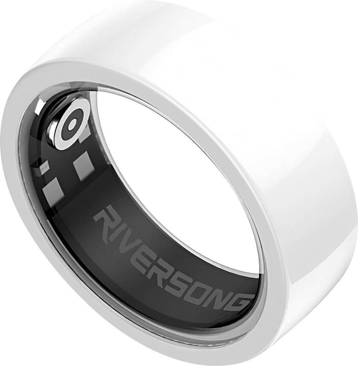 Actual product image Riversong smartring Trinity black SR01 (10, White)