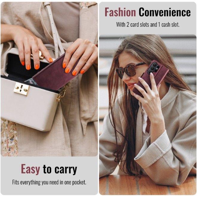 Actual product image Caseme Secure Series Bookcover Hülle (Samsung Galaxy S26 Ultra)