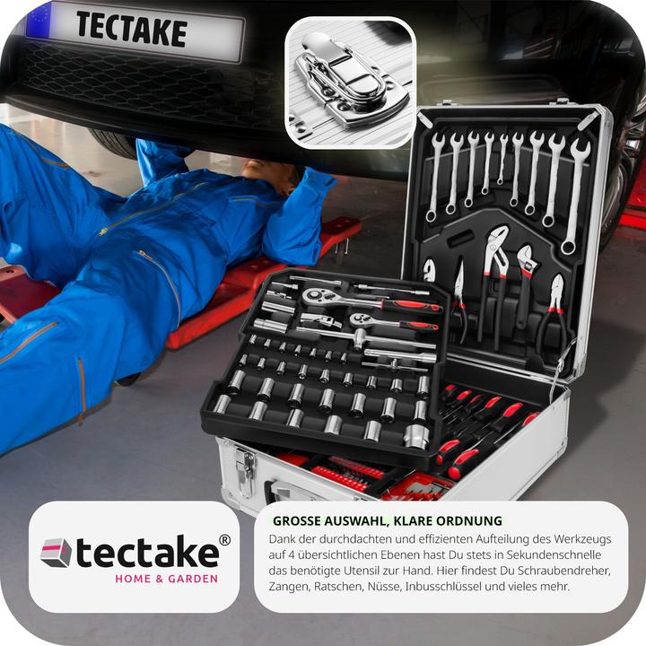 Image du produit tectake Boîte à outils sur chariot (1 pièces)