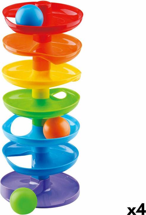 Image du produit PlayGo Spirale de jouets souples Rainbow 4 pièces 15 x 37 x 15,5 cm