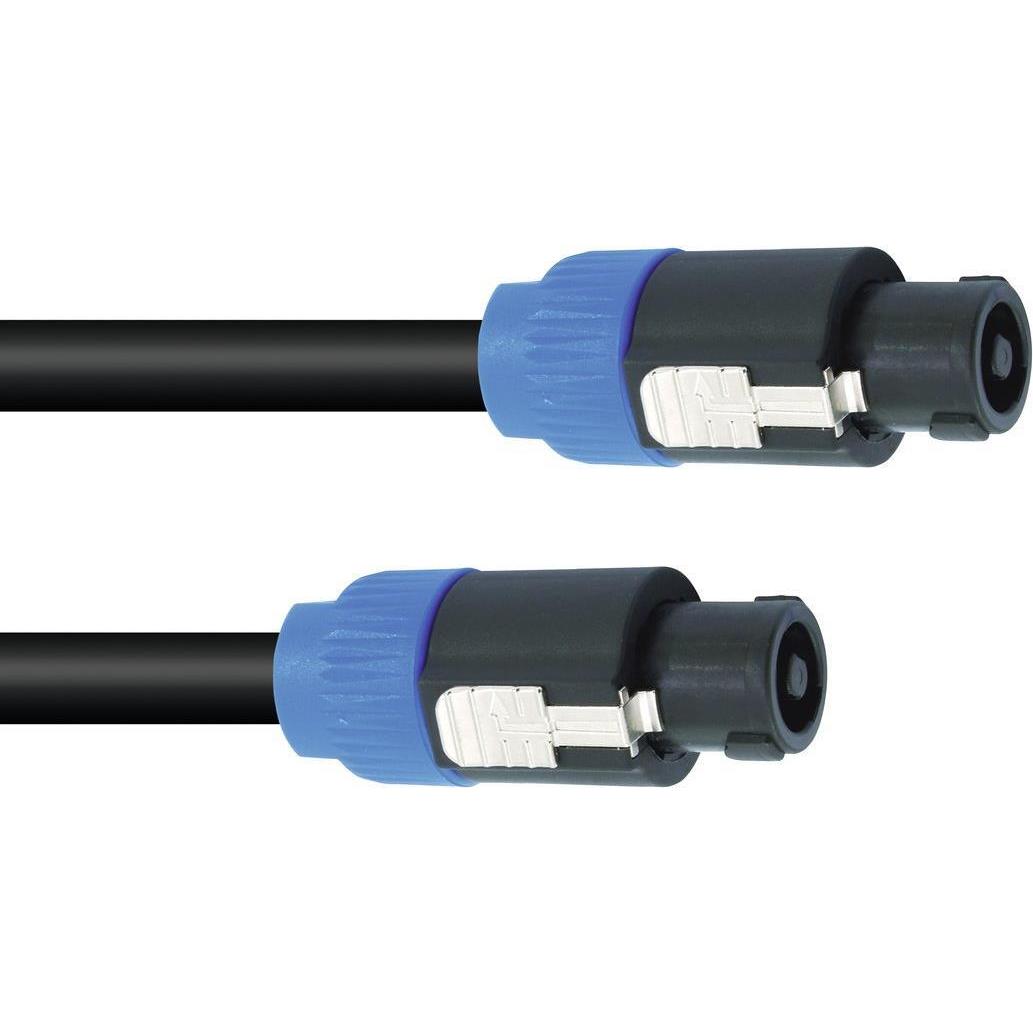 Psso Lautsprecherkabel Speakon 2x4 5m sw (5 m), Lautsprecherkabel