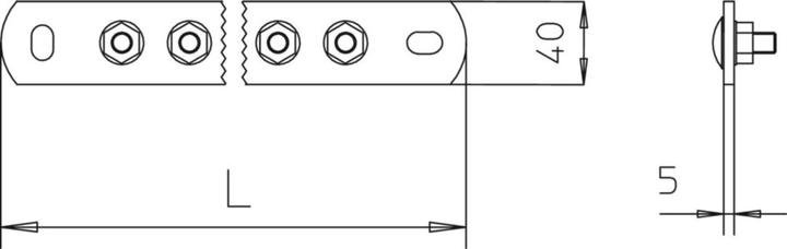 Image du produit OBO Bettermann Rail d'équipotentialité