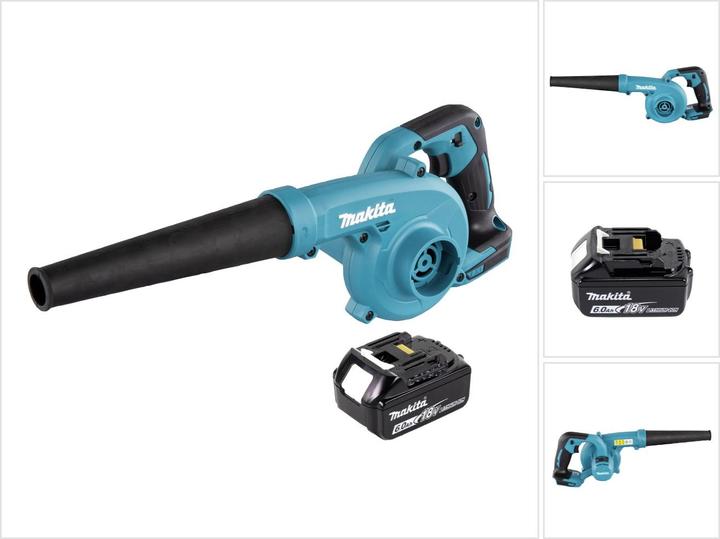Productafbeelding Makita DUB 185 G1 Accu bladblazer 18 V + 1x accu 6.0 Ah - zonder lader (Oplaadbare batterij, Bladzuiger)