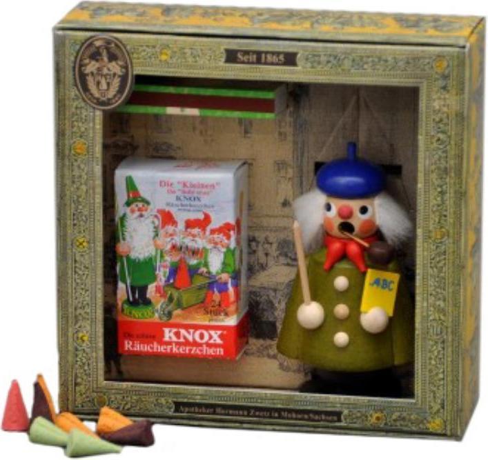 Produktbild Knox Räuchermann - Lehrer im Geschenkkarton