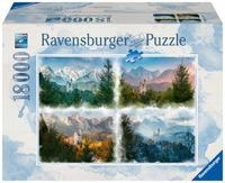 Ravensburger Märchenschloss in 4 Jahreszeiten (18000 Teile)