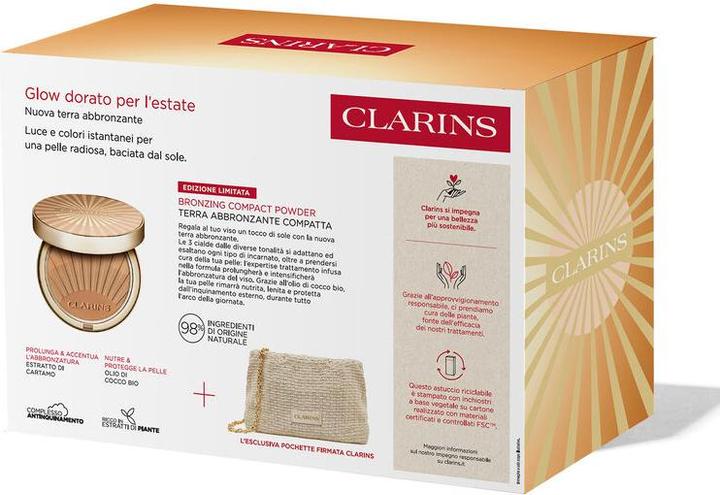 Produktbild Clarins Bronzing Compact + Pouch (Selbstbräunungscreme)