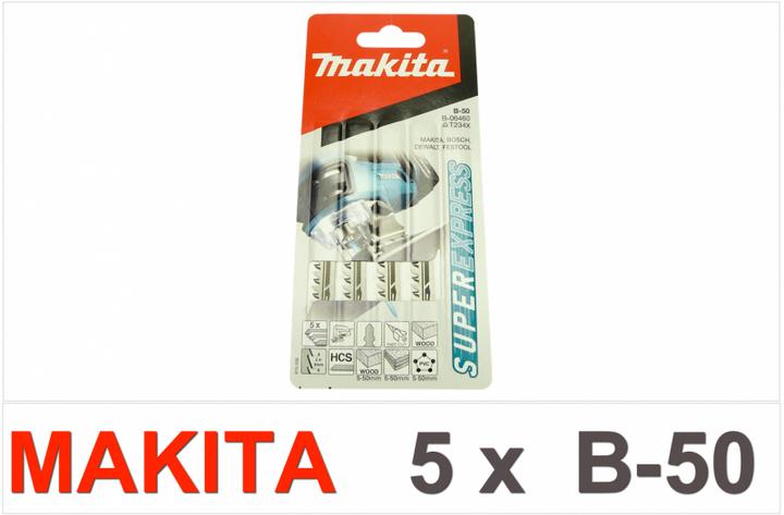 Productafbeelding Makita Decoupeerzaagblad B-50 Hout 5st