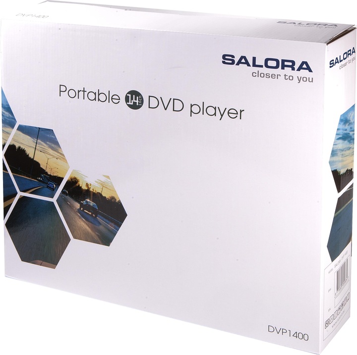 Actual product image Salora DVP1400 (Portable DVD player)
