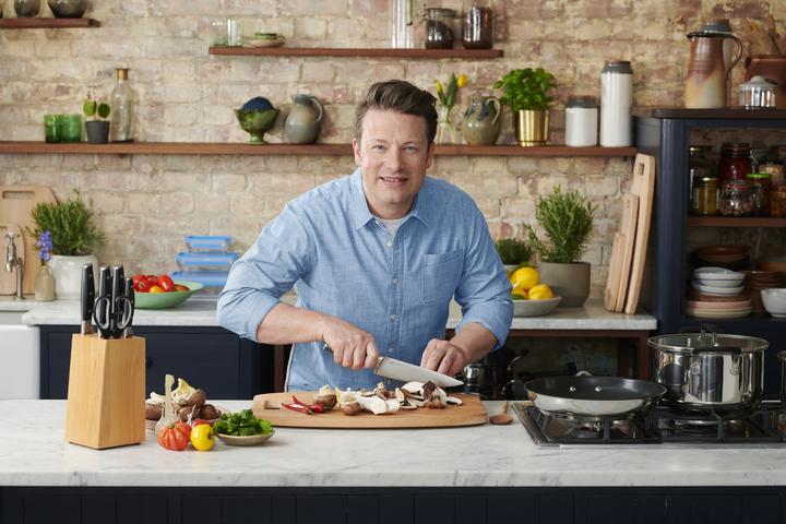 Produktbild Tefal Jamie Oliver by mittelgrosses Akazienholz-Schneidebrett 37,4 cm X 25,1cm X 2,2 cm