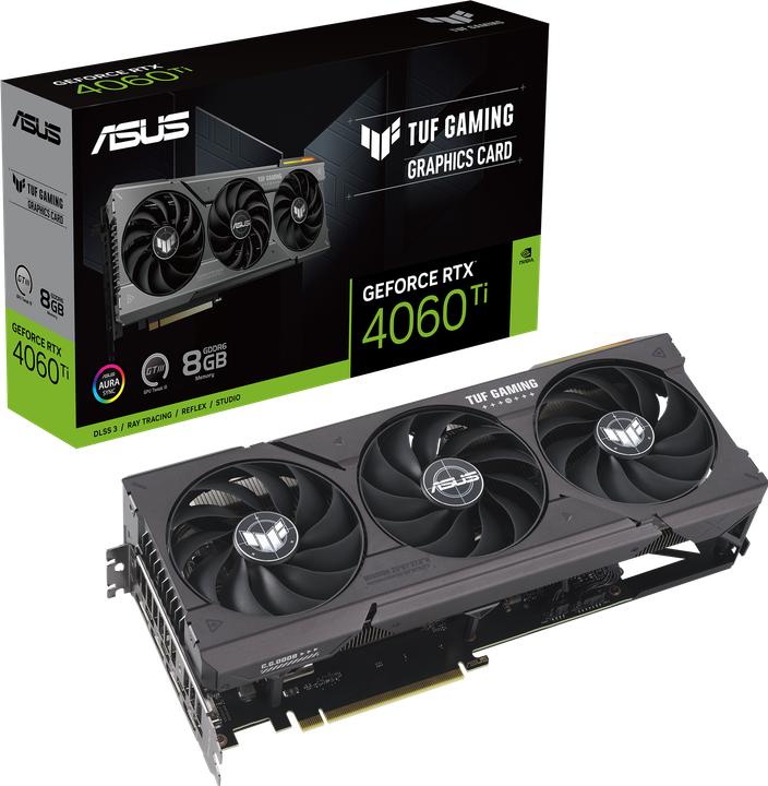 Actual product image ASUS TUF Gaming GeForce RTX4060 Ti 8GB (8 GB)