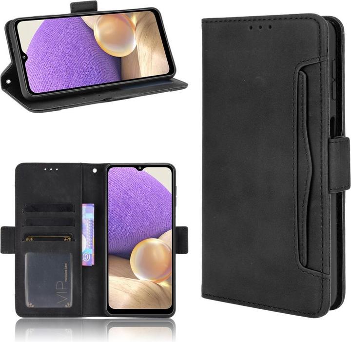 Produktbild Cover-Discount Galaxy A32 5G - Etui mit vielen Kartenfächer schwarz (Samsung Galaxy A32 5G)