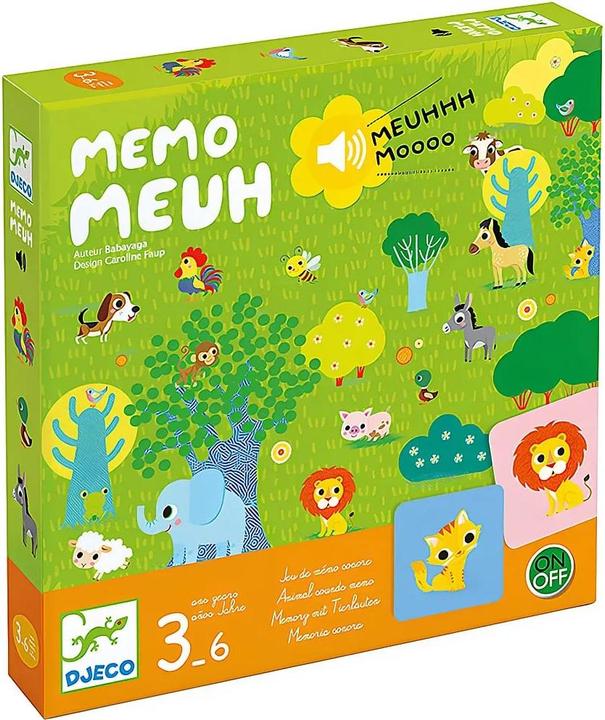 Actual product image Djeco Memo Meuh (mult) (2 - 4 Players)